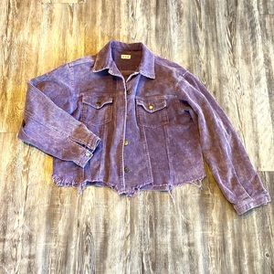 POL Clothing Women's Vintage Corduroy Jacket